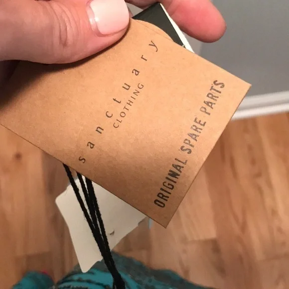 Sanctuary Pretty Blue Fancy Scallop Beaded Dress - Picture 6 of 8